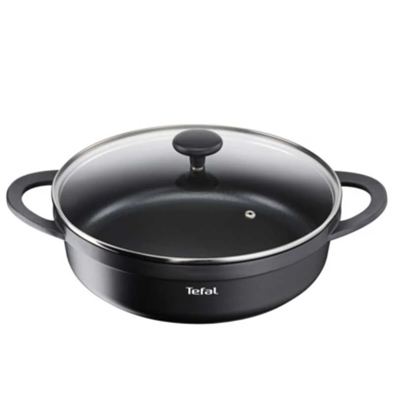 تابه درب دار 28 سانتیمتری تراتوریا تفال مدل TRATTORIA E2187214